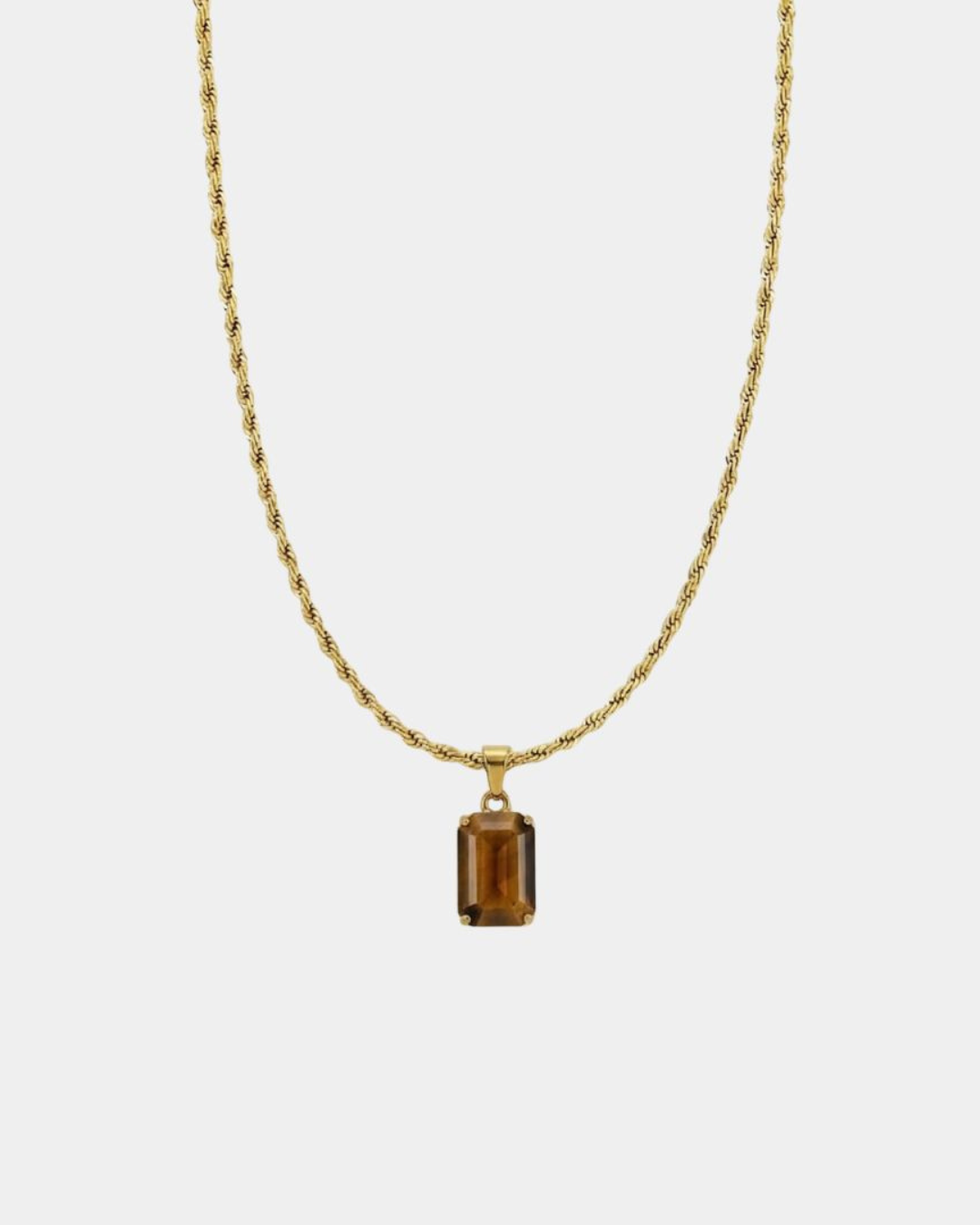 Collana Costa Marrone - Oro