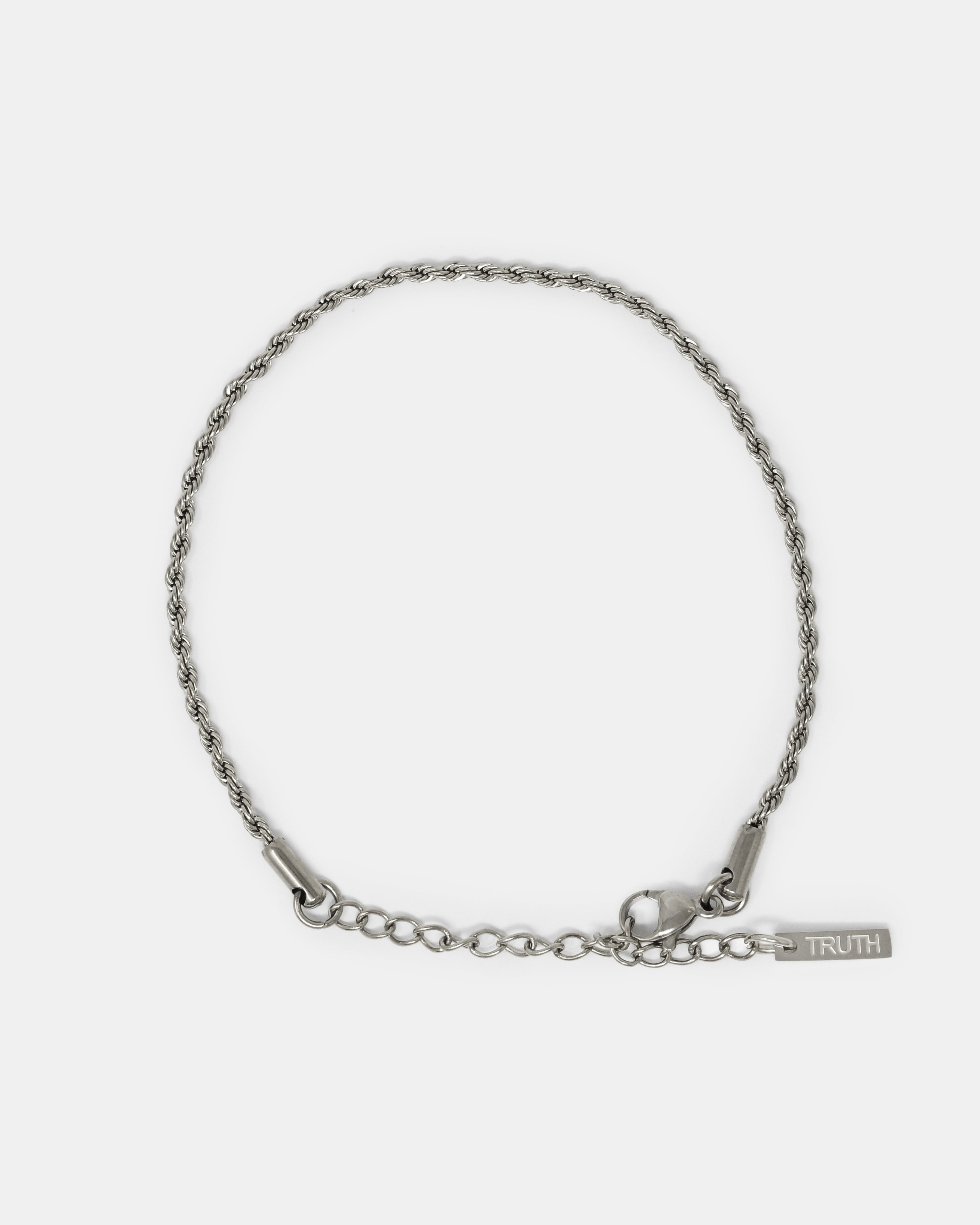 Rope Bracelet - Silver